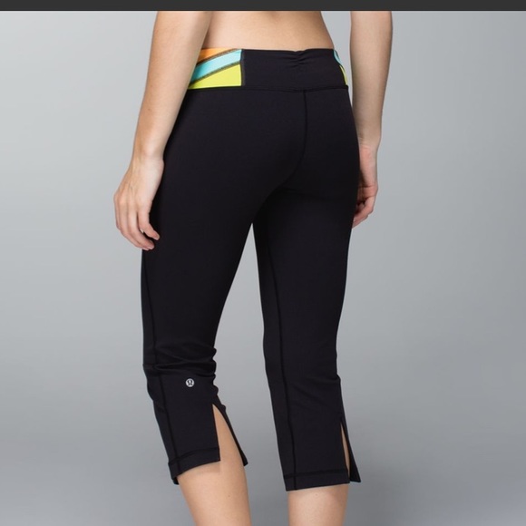 lululemon athletica Pants - | Lululemon | Gather & Crow Crop *Full-On Luon. Size 4.